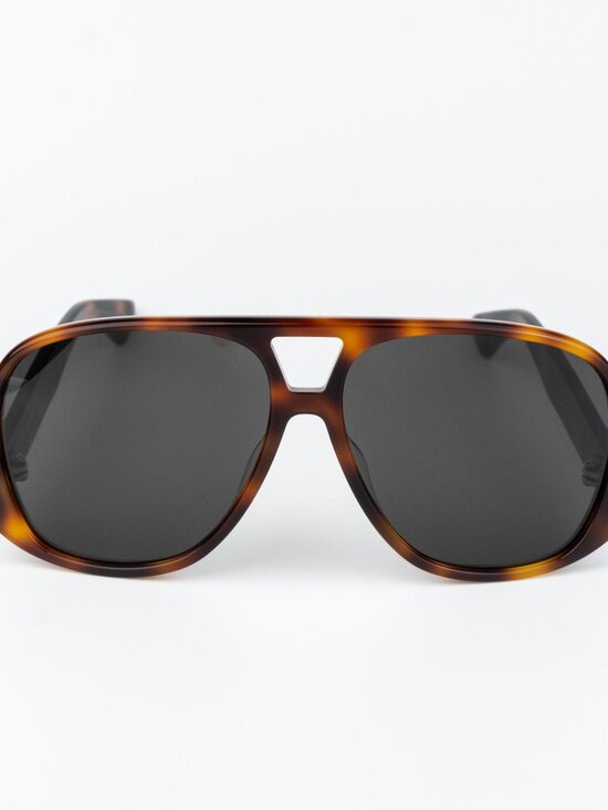 Saint Laurent Women Sunglasses Havana  Square SL652/F SOLACE 002 NEW AUTHENTIC main image 12